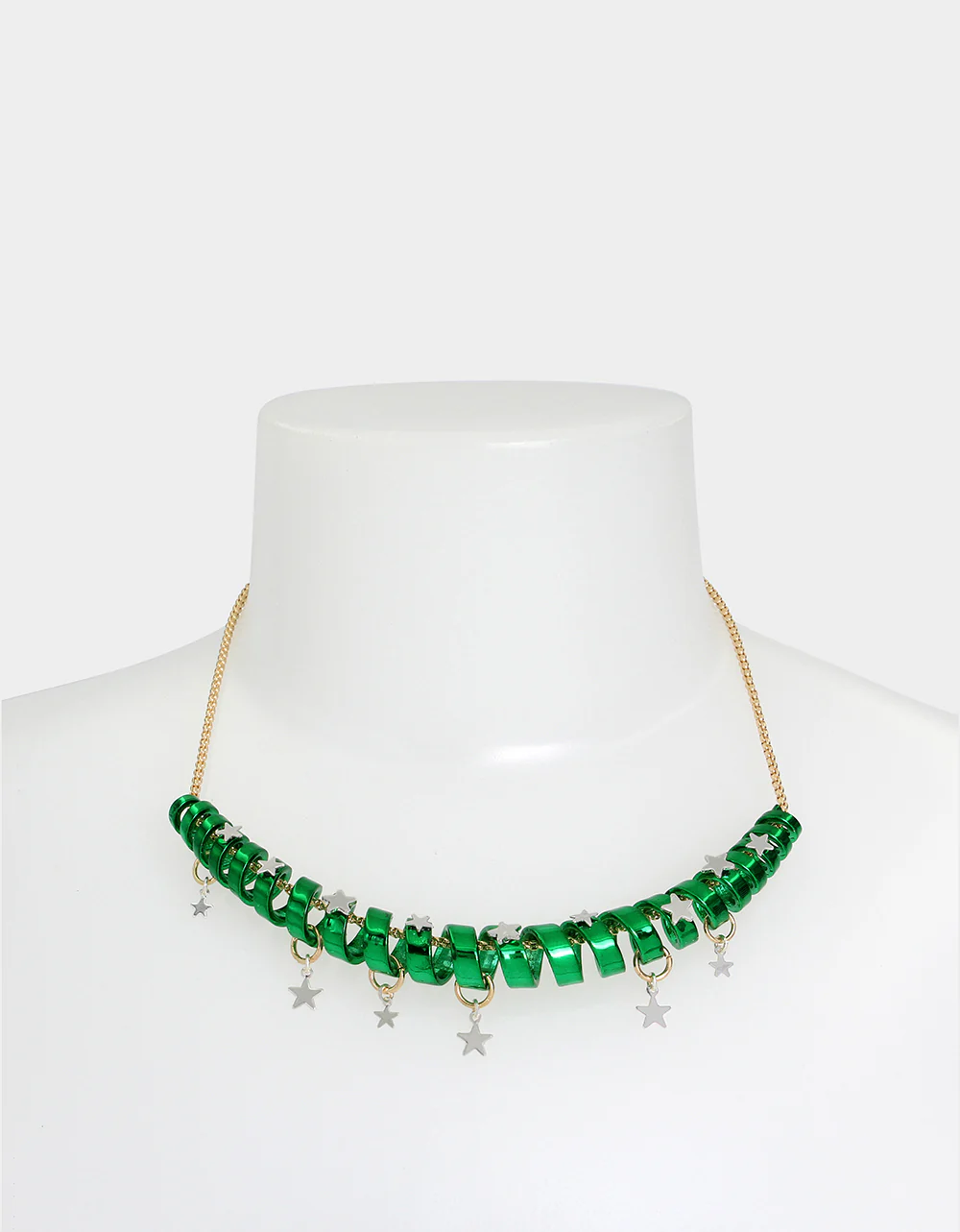 BETSEYS HOLIDAY COIL NECKLACE GREEN - Image 3