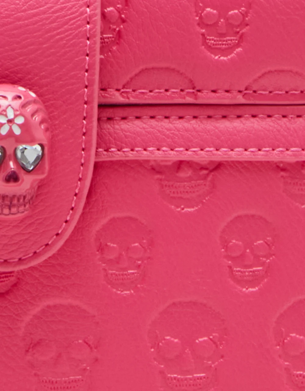 SKULL BOSS VANITY BAG PINK - Image 6